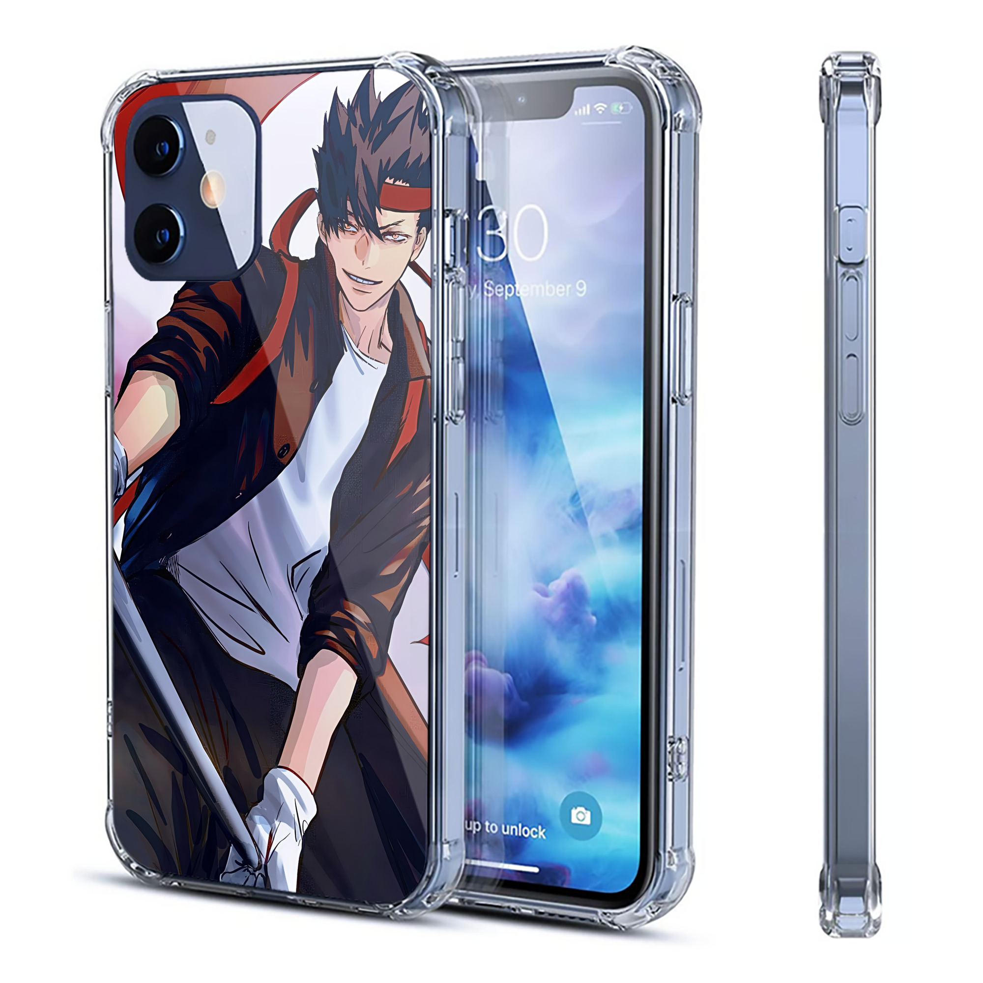 （画像用） ハイキュー!! Haikyu!! 【iPhone 12シリーズ対応】透明スマホケース（クリアソフトケース）